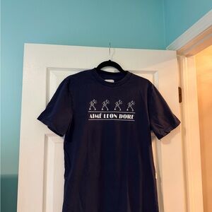 Aime Leon Dore Navy Blue Short Sleeve Tee